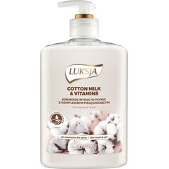 Luksja Luksja Mydło w płynie Creamy Cotton Milk & Vitamins 500ml