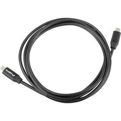 Kabel USB Lanberg USB-C - USB-C 1.8 m Czarny (CA-CMCM-40CU-0018-BK)