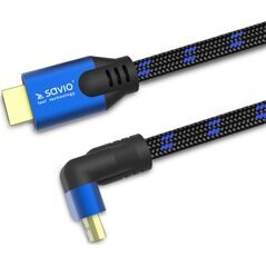 Kabel Savio HDMI - HDMI 3m niebieski (SAVIO CL-148)
