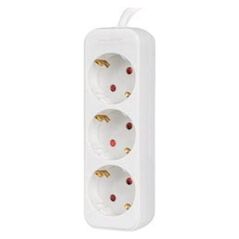 Lanberg Przedłużacz 1,5m biały 3x 230V Schuko