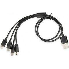 Kabel USB iBOX USB-A - Lightning 1.2 m Czarny (IKUM4W1CLR)