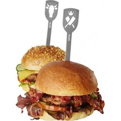 Gefu Szpikulce do hamburgerów TORRO, 2 szt. byk, młot Gefu