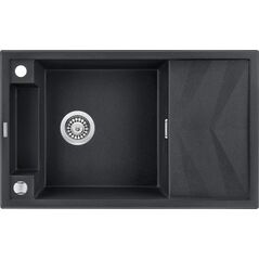 Zlewozmywak Deante Deante Magnetic  granitowy magnetyczny 1-komorowy z ociekaczem - grafit metalik