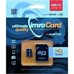 Karta Imro MicroSDXC 128 GB Class 10 UHS-I/U3  (2_408394)