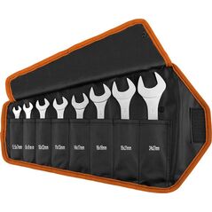 Neo Klucze płaskie dwustronne (Klucze płaskie dwustronne, super cienkie, 5.5 x 27 mm, zestaw 8 szt., materiałowe etui)