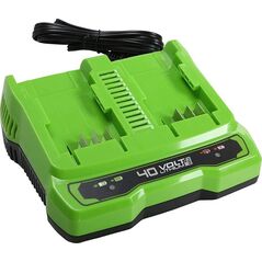 Greenworks Ładowarka dual slot 2A G40x2CUC2 (2940907)