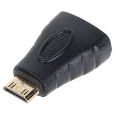 Adapter AV Cabletech Złącze HDMI gniazdo-wtyk mini HDMI pozłacany