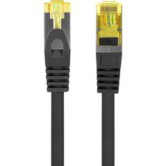 Lanberg Patchcord kat.6a S/FTP LSZH CU 2m fluke passed czarny