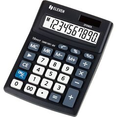 Kalkulator Eleven Eleven Kalkulator CMB1001-BK, czarna, biurkowy, 10 miejsc, podwójne zasilanie