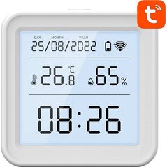 Gosund Inteligentny czujnik temperatury i wilgotności Wi-Fi Gosund S6 (ekran LCD, podświetlenie)