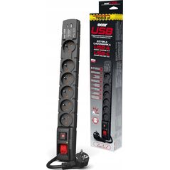 Listwa zasilająca Acar acar S6 USB A+C (szybka ładowarka) W2438