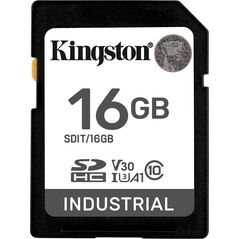 Karta Kingston Industrial SDHC 16 GB UHS-I/U3 A1 V30 (SDIT/16GB)