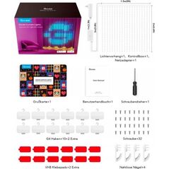 Govee Govee H70B1 Curtain Light | Zasłona, kurtyna LED | Wi-Fi, Bluetooth, RGBIC, IP65
