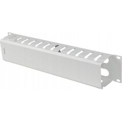 Organizer Lanberg Organizer kabli Lanberg AK-1705-S 19" 2U z zaślepką typ A szary