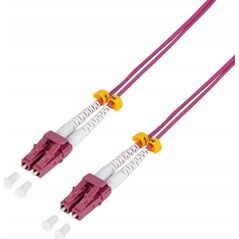 LogiLink LogiLink światłowód OM4 LC-LC 10.0m fioletowy