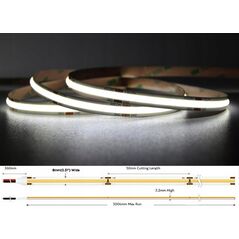 Taśma LED MW Lighting TAŚMA LED LED-COB-24V/8W-CW/5M - 6500&nbsp|K MW Lighting