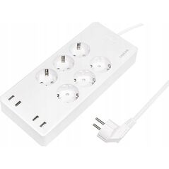 LogiLink LogiLink 6 gniazd Wi-Fi smart 1.8m biała