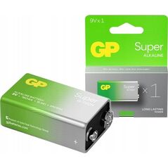 GP Recyko Bateria alkaliczna 6LR61 9V (R9*) GP Super Alkaline G-TECH - 1 sztuka