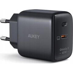 Ładowarka Aukey AUKEY PA-B2T ŁADOWARKA SIECIOWA 45W USB-C PD PPS