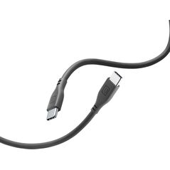 Kabel USB Cellular Line USB-C - USB-C 1.2 m Czarny (USBDATASOFTC2CK)