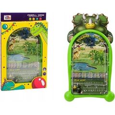 LeanToys Gra Zręcznościowa Pinball Dinozaury Stojak Zielony