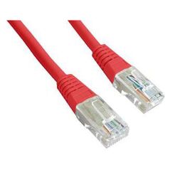 Gembird patch cord RJ45, kat. 5e, UTP, 0.5m, czerwony (PP12-0.5M/R)