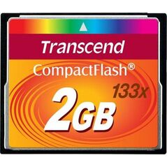 Karta Transcend 133x Compact Flash 2 GB  (TS2GCF133)