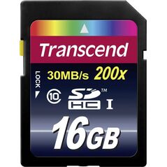 Karta Transcend 200x SDHC 16 GB Class 10  (TS16GSDHC10)