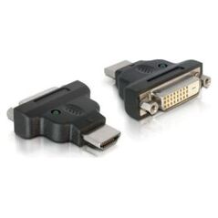 Adapter AV Delock HDMI - DVI-D czarny (65020)