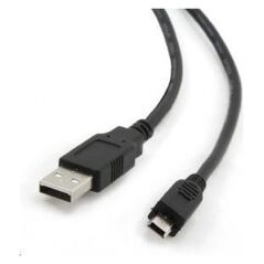 Kabel USB Gembird USB-A - miniUSB 1.8 m Czarny (CCPUSB2AM5P6)