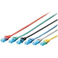 Digitus Patch cord U/UTP kat.5e PVC 0,25m szary (DK-1512-0025)