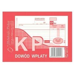 Michalczyk & Prokop Druk KP dowód wpłaty A6 wielokopia, 80kart., M&P (38K012A)