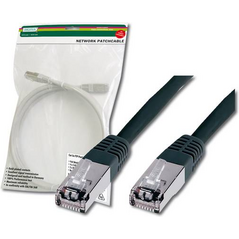 Digitus CAT 5e Patchcord SF/UTP Czarny 5M (DK-1531-050/BL)