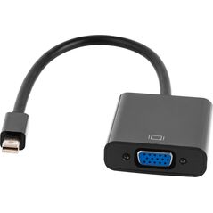 Adapter AV LechPol DisplayPort Mini - D-Sub (VGA) czarny (KOM0848)
