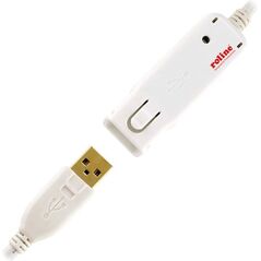 Kabel USB Roline USB-A - 12 m Biały (12.04.1086)