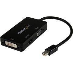 Adapter AV StarTech DisplayPort Mini - HDMI - D-Sub (VGA) - DVI-D czarny (MDP2VGDVHD)
