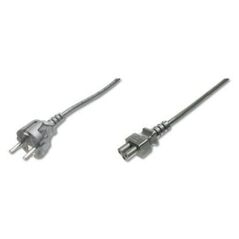 Kabel zasilający Digitus Schuko IEC C5 M/Ż 0.75m Czarny (AK-440115-008-S)