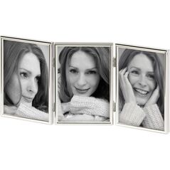 Ramka Walther Chloe, 3x10x15, potrojna srebrna (WD315S)
