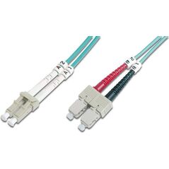 Digitus Patch cord światłowodowy, wielomodowy, OM 3, LC/SC, 2m (DK-2532-02/3)
