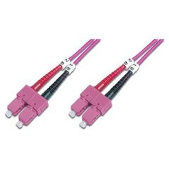 Digitus Patchcord światlowodowy SC - SC, Multimode, Duplex, OM4, 2m (DK-2522-02-4)