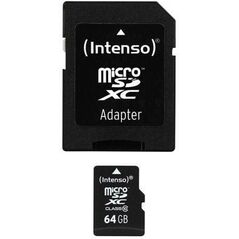 Karta Intenso MicroSDXC 64 GB Class 10  (3413490)