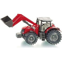 Siku Traktor Massey Ferguson z Ładowarką