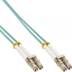 InLine Patchcord światłowodowy LC/LC, 50/125µm, OM3 0.5m (88544O)