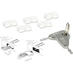 Delock Zestaw blokad USB (20648)