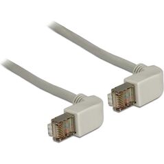 Delock Kabel RJ45 Cat.5e S/FTP kątowy 0.5m (83510)