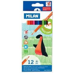 Milan Kredki ołówkowe trójkątne 12 kol. (0722312)