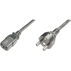 Kabel zasilający Digitus ASSMANN 10x power cable schuko - C15 black 1,8m - AK-440101-018-S