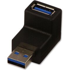 Adapter USB Lindy USB - USB Czarny  (71260)