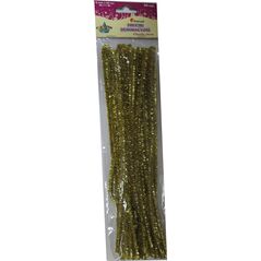 Titanum Drucik brokat zĹ‚oty 6 mm x 30 cm. 30 sztuk. 338631.