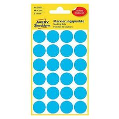Avery Zweckform ETYK.ZF 3005 ŚR.18 KÓŁKA NIEBIESKIE ETYKIETY - 3005